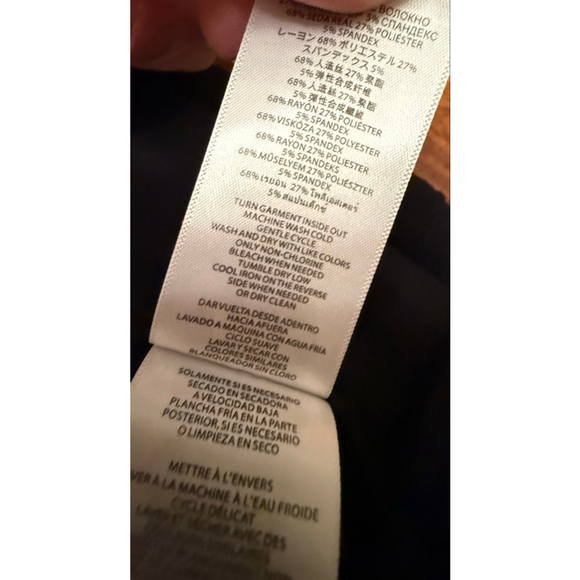 NWT Women's MICHAEL Michael Kors Black Trousers with Gold Zippers Size 8 - Picture 10 of 13